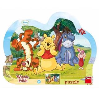 Dino Toys Papierové puzzle schovávaná s medvedíkom PÚ 25 dielikov