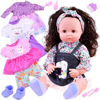 JOKOMISIADA Očarujúca bábika + oblečenie a sponky do vlasov ZA3946