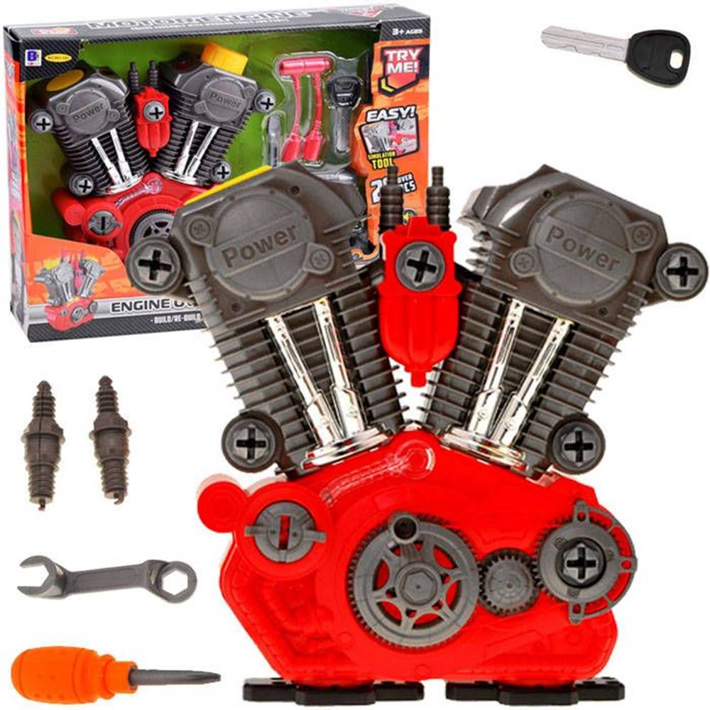 JOKOMISIADA  Odskrutkujte motor hračky pre mechanika ZA1170 značky JOKOMISIADA