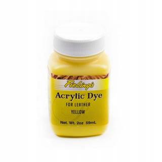 CraftPoint Fiebings Acrylic Dye - Akrylová farba 59ml - žltá