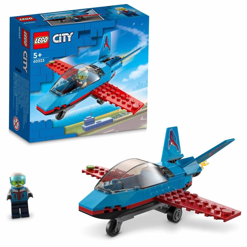 LEGO  City 60323 Kaskadérske lietadlo značky LEGO