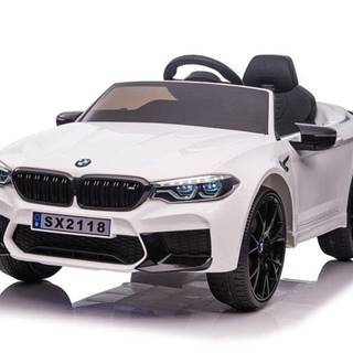 Lean-toys  BMW M5 batéria auto biela značky Lean-toys