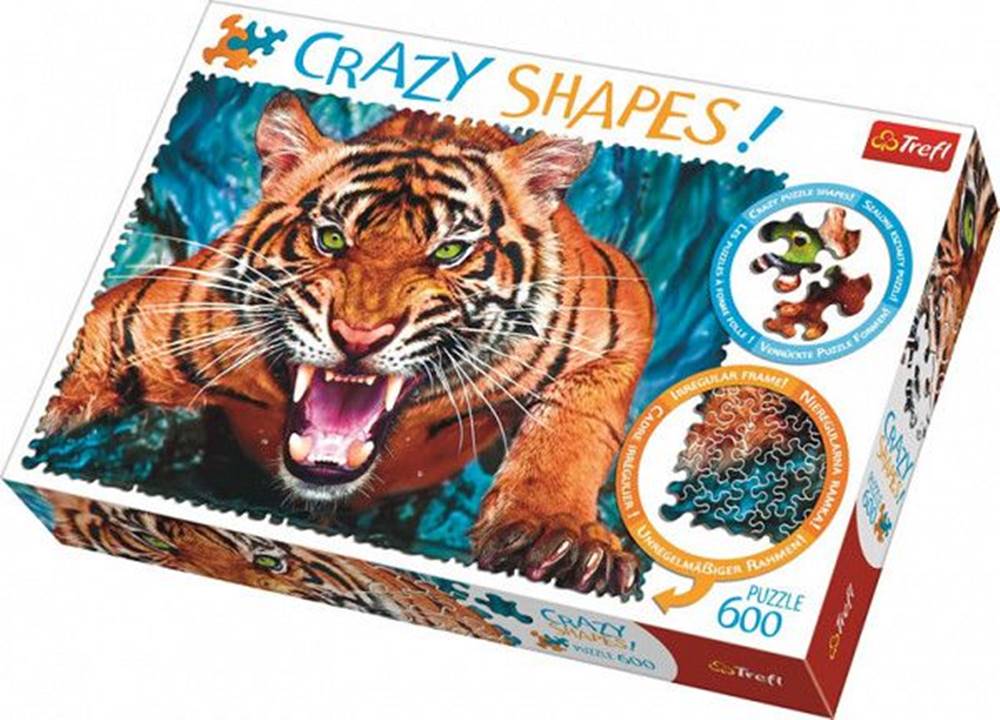  Crazy Shapes puzzle Tiger Attack 600 dielikov