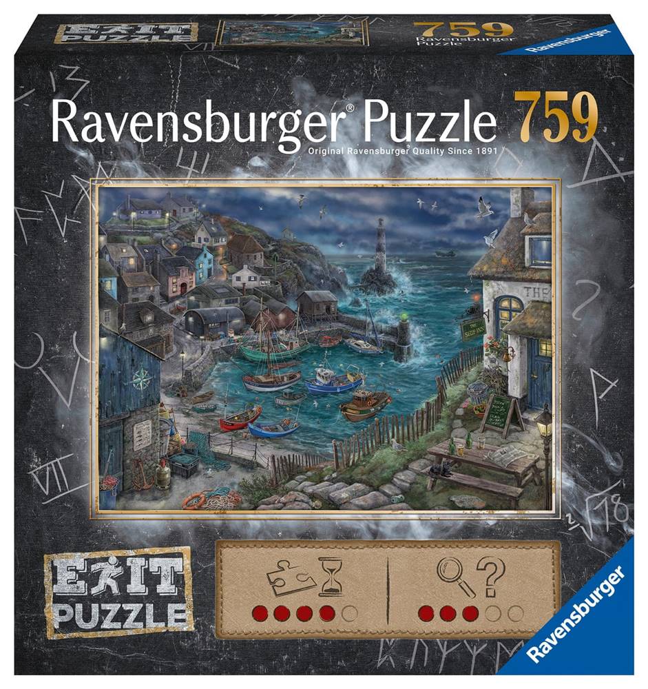 Ravensburger  173655 Exit Puzzle: Maják pri prístave 759 dielikov značky Ravensburger