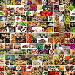 Grafika Puzzle Koláž: Kuchyňa vo farbách 1500 dielikov