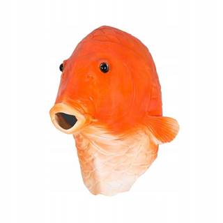Korbi Profesionálna latexová maska Fish,  gold fish