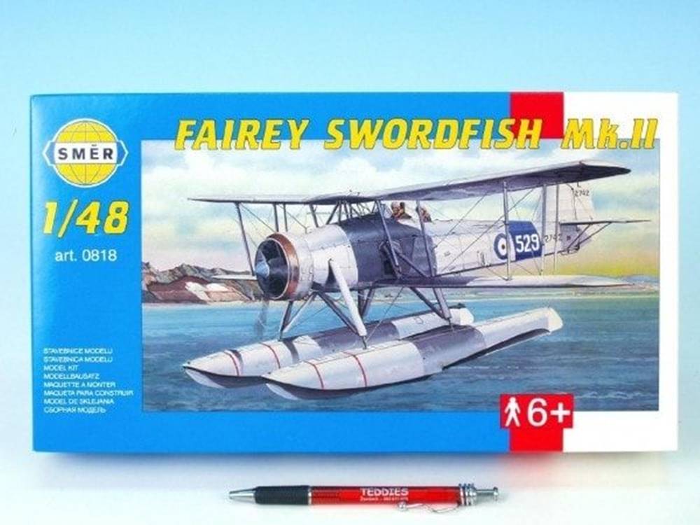 SMĚR  Sword  Fairey fish Mk.2 Limited slepovací stavebnice letadlo 1:48 značky SMĚR