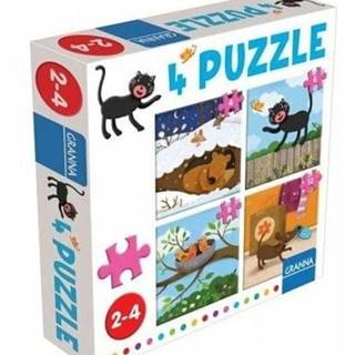  4 puzzle Mačka