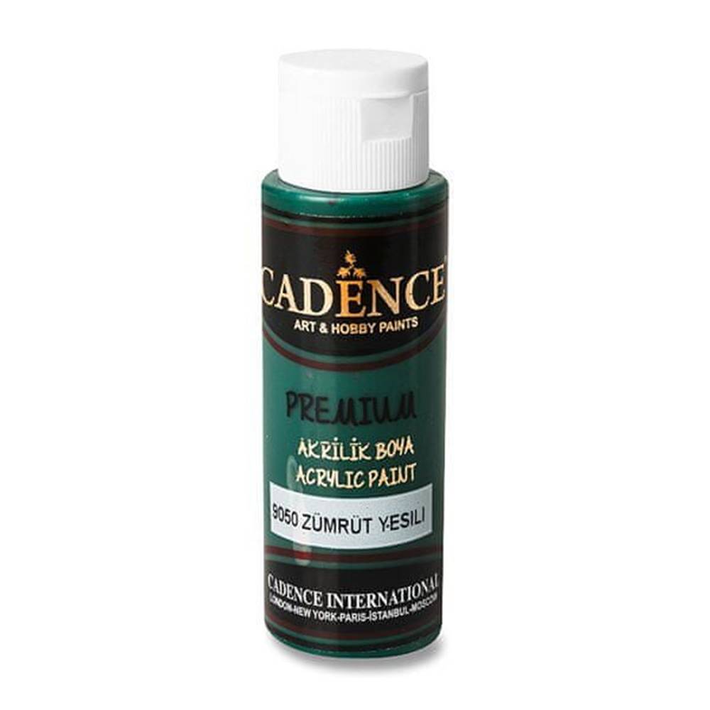Cadence  Akrylové farby Premium 70 ml,  smaragdová značky Cadence
