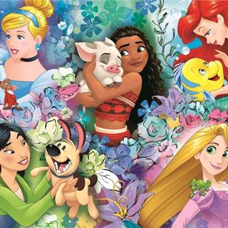 Clementoni Puzzle Disney princezné 60 dielikov