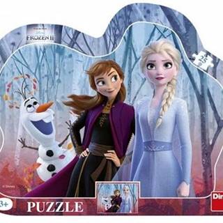 Ľadové kráľovstvo II - doskové puzzle 25 dielikov