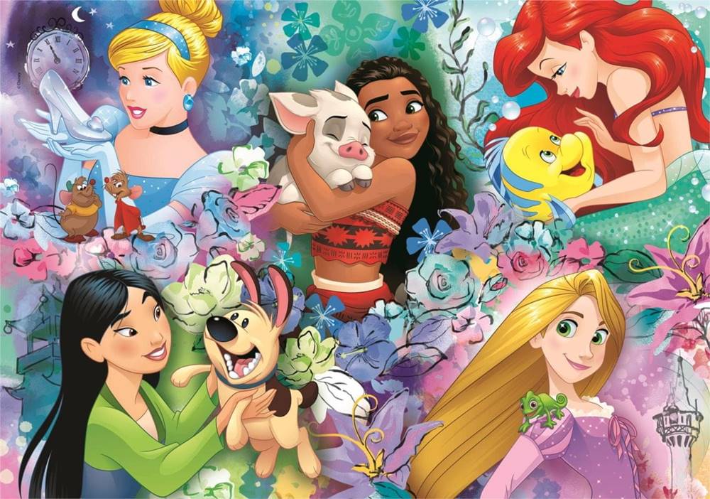 Clementoni  Puzzle Disney princezné 60 dielikov značky Clementoni