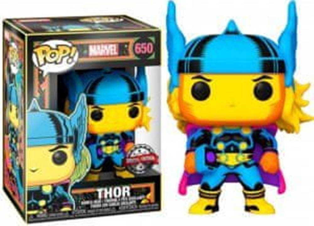 Funko  POP! Zberateľská figúrka Marvel: Black Light - Thor značky Funko