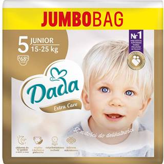 Dada DADA Extra Care Junior Jumbo plienky Veľ. 5 - 68 ks (15-25 kg)