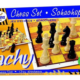 DETOA Šach drevený - spoločenská hra spoločenská hra v krabici