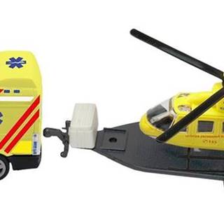 MaDe  Ambulancia a vrtuľník so svetlom a zvukom značky MaDe