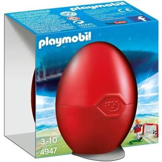 VERVELEY PLAYMOBIL,  4947,  Veľkonočné vajíčko,  Futbalista s bránkovou klietkou