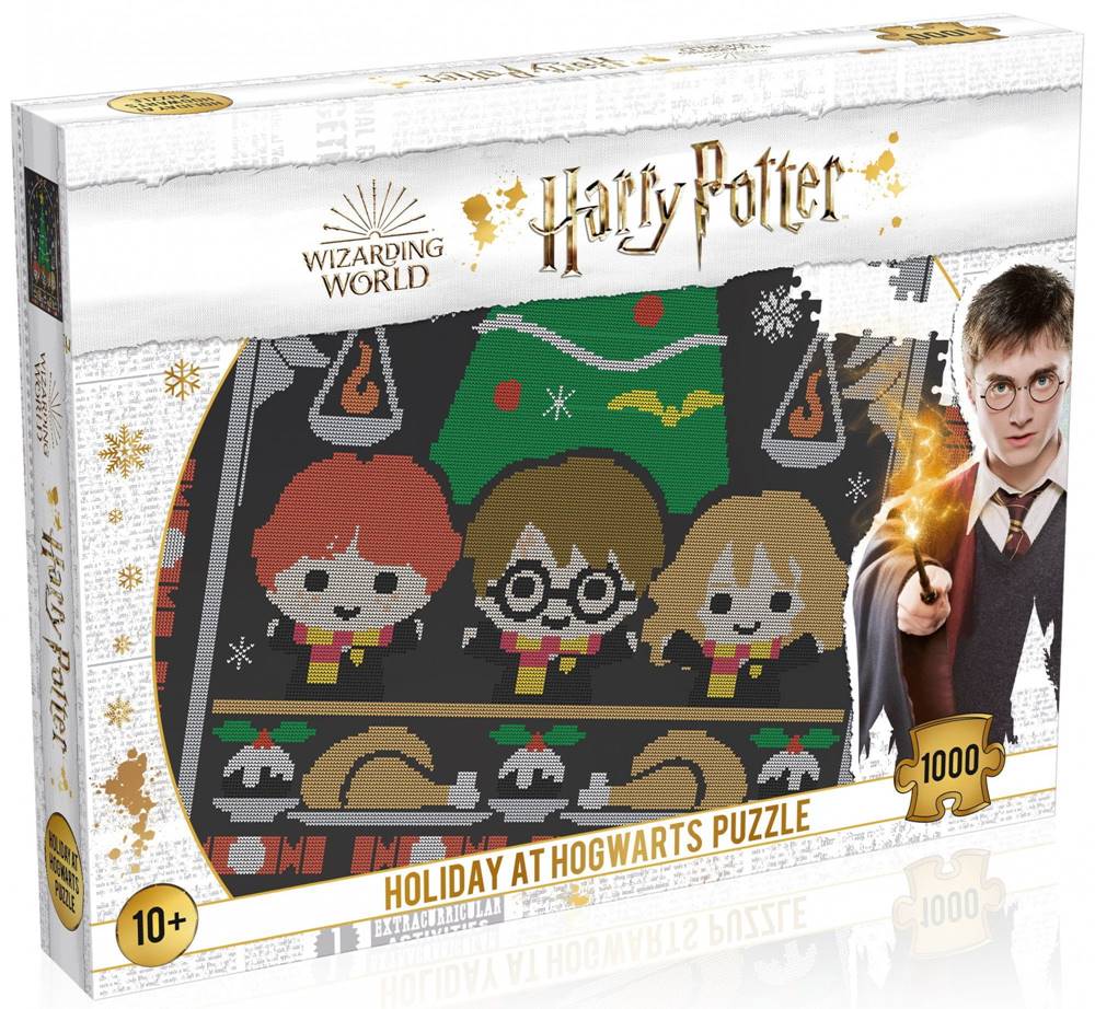 Winning Moves  Puzzle Harry Potter: Vianoce v Rokforte 1000 dielikov značky Winning Moves