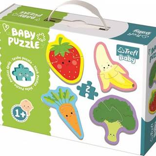 Baby Puzzle: Ovoce a zelenina 4x2 dílky