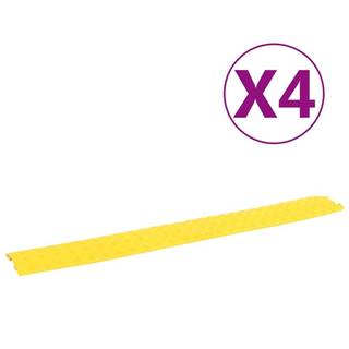 Vidaxl  Rampy na ochranu káblov 4 ks 100 cm žlté značky Vidaxl