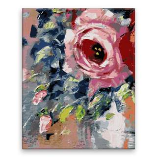 Malujsi Maľovanie podľa čísel - Maľovaná ruža - 80x100 cm,  plátno vypnuté na rám