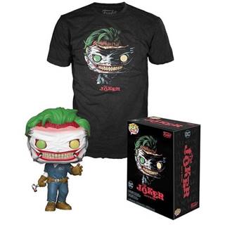 Funko POP! Set tričko a figúrka DC Comics - Joker (Death of the Family) Exclusive M