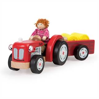 Tidlo  Drevený traktor s postavičkou značky Tidlo