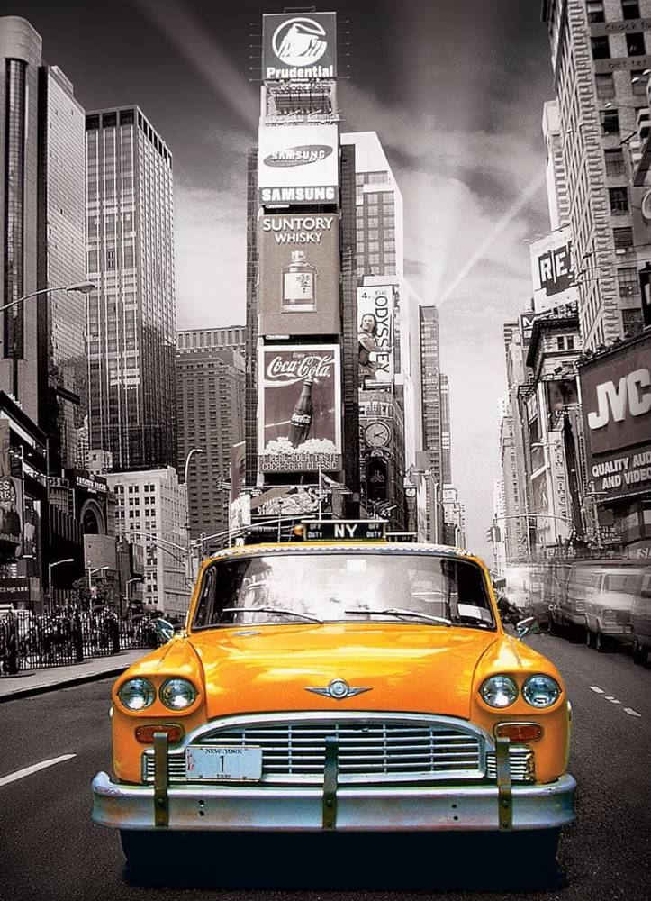 EuroGraphics  Puzzle Žltý taxík v New Yorku 1000 dielikov značky EuroGraphics