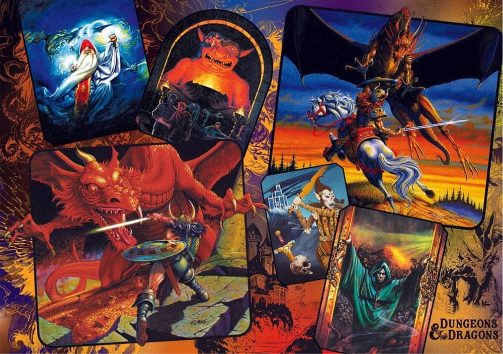 Trefl  Puzzle Dungeons&Dragons: Počiatky dračieho brlohu 1000 dielikov značky Trefl