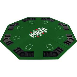 Greatstore Skladacia pokerová podložka - zelená