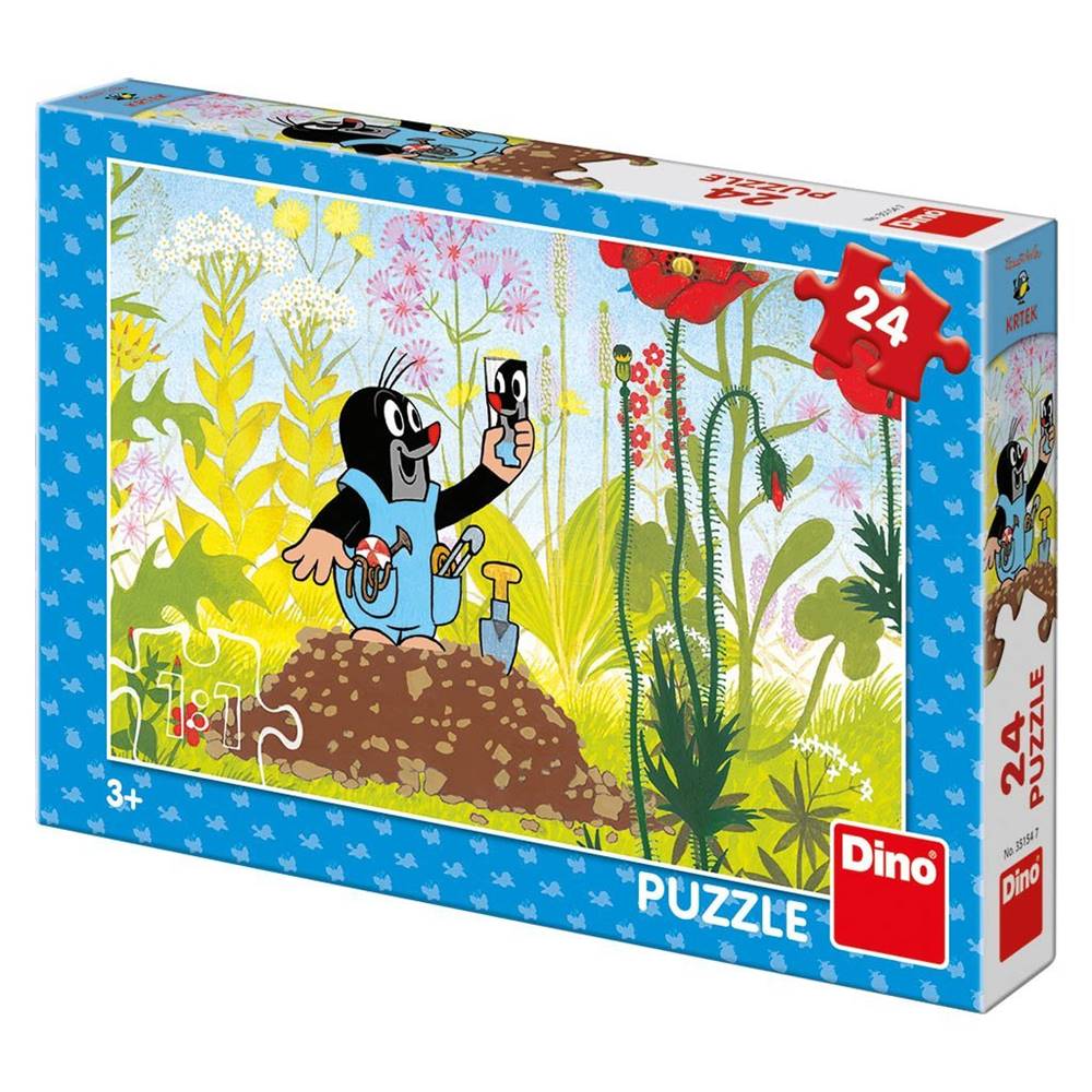 DINO  Krtko v nohavičkách: puzzle 24 dielikov značky DINO