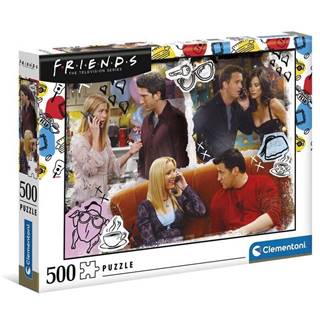 Clementoni  Puzzle - Friends,  500 dielikov značky Clementoni