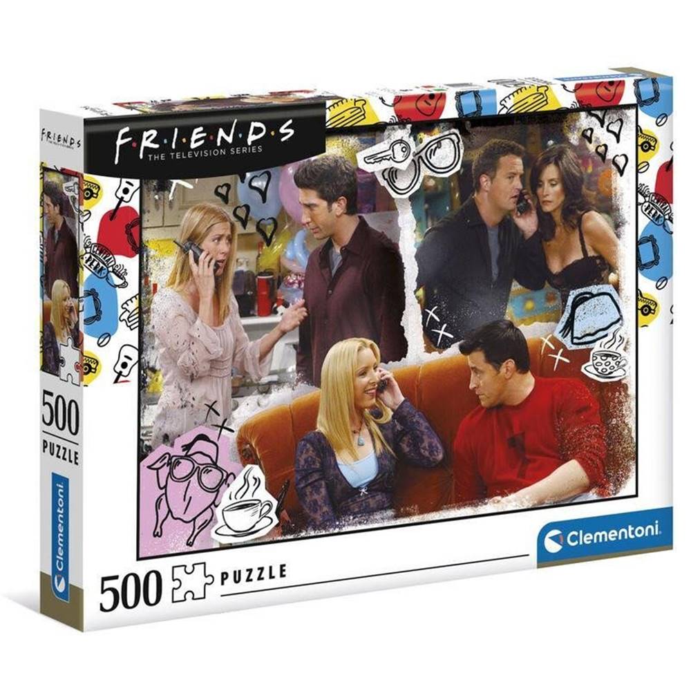 Clementoni  Puzzle - Friends,  500 dielikov značky Clementoni