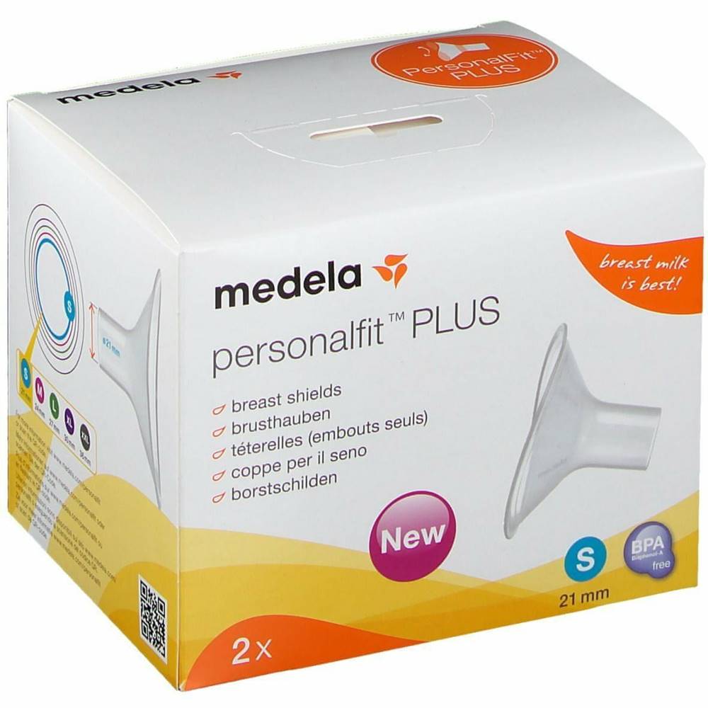 Medela  Personal Fit Plus,  Prsný nástavec,  veľ. S (21mm),  2ks značky Medela