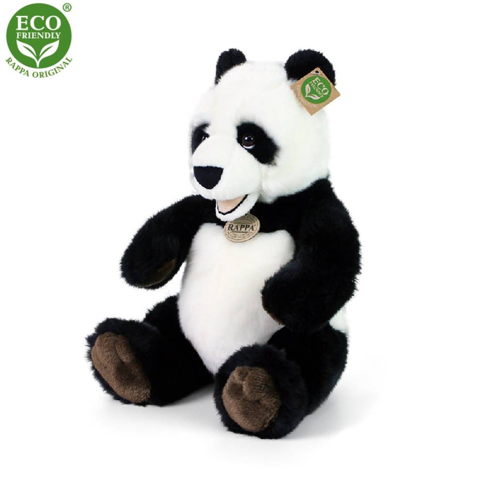 Rappa  Plyšová panda sediaca 33 cm ECO-FRIENDLY značky Rappa