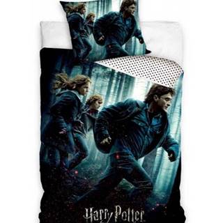 Carbotex Bavlnené obliečky Harry Potter na úteku 140x200 + 70x90 cm