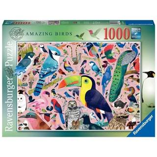 Ravensburger Ravensburger,  Puzzle 1000 prvkov,  Mimoriadne vtáky / Matt Sewell