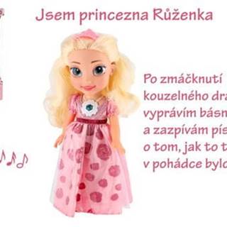 Panenka princezna Růženka plast 35cm - česky mluvící na baterie se zvukem v krabici 17x37x10cm