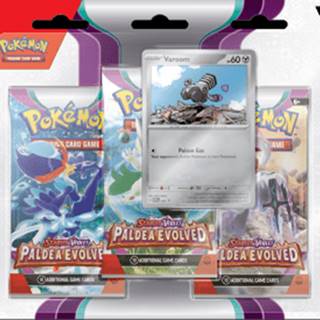 Pokémon  Zberateľské kartičky TCG: SV02 Paldea Evolved - 3 Blister Booster Varoom značky Pokémon
