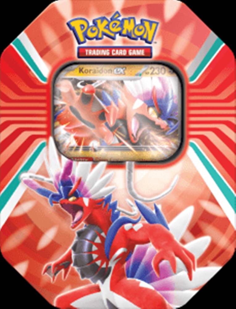 Pokémon  Zberateľské kartičky TCG: Paldea Legends Tin Kiraidon značky Pokémon