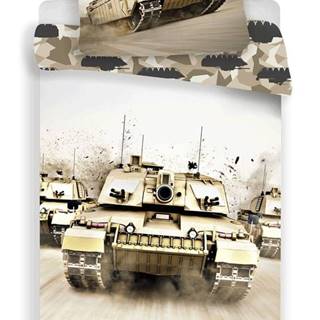 Jerry Fabrics Obliečky fototlač Tank 140x200,  70x90 cm