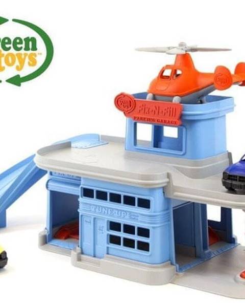 Autá, vláčiky, vrtuľníky Green Toys