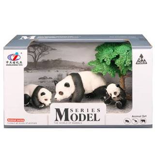 Mikro Trading Zoolandia panda s mláďatami a príslušenstvom v krabici