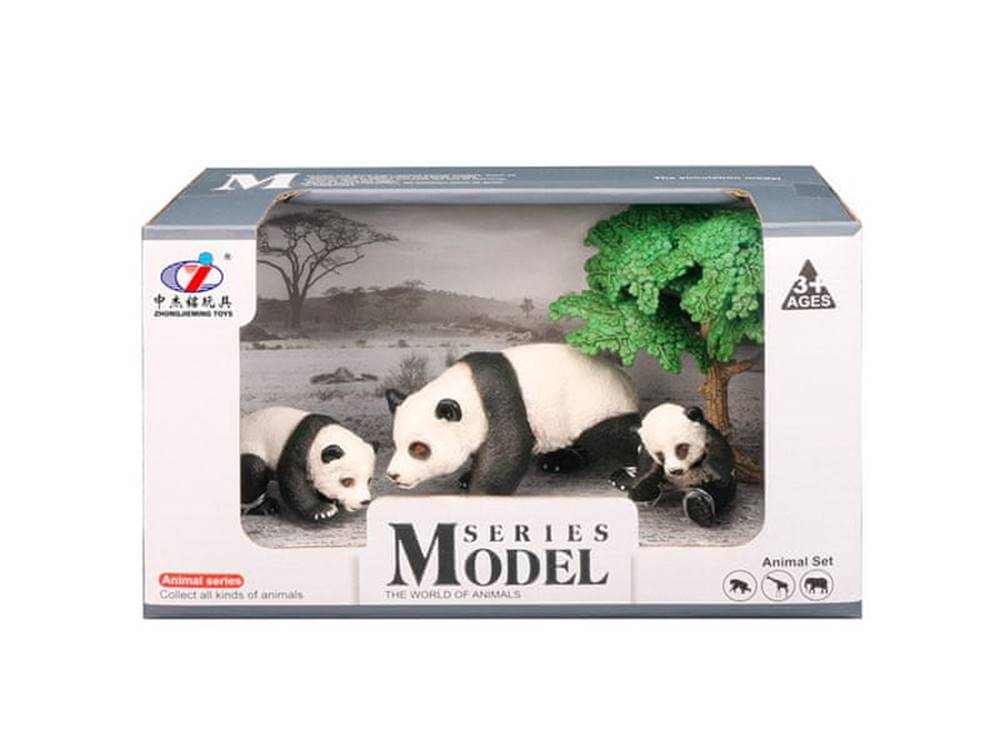Mikro Trading  Zoolandia panda s mláďatami a príslušenstvom v krabici značky Mikro Trading
