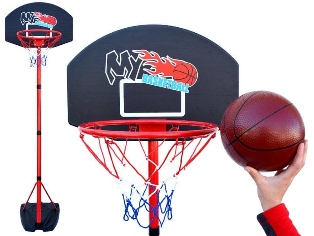 JOKOMISIADA  Veľká basketbalová lopta 240 cm - set s loptou SP0629 značky JOKOMISIADA