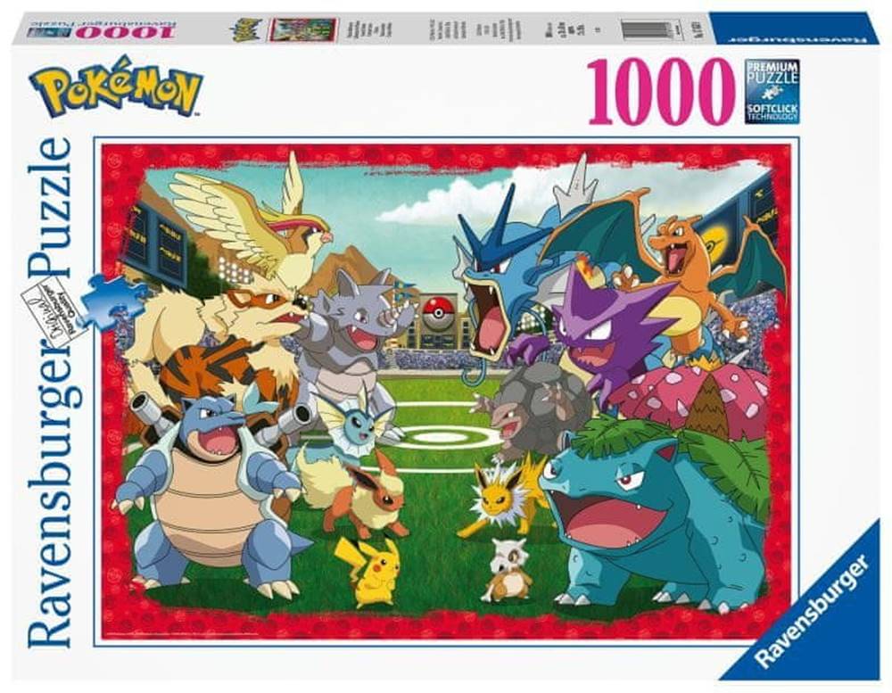 Ravensburger  Puzzle - Pokémon Pomer sily 1000 dielikov značky Ravensburger