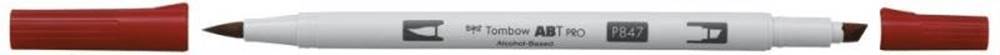 Tombow  Obojstranná štetcová liehová fixka ABT PRO - crimson značky Tombow