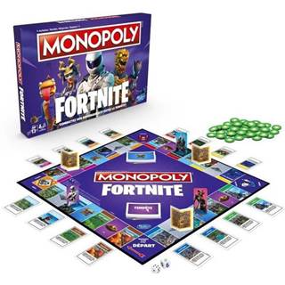 VERVELEY  Monopoly: Fortnite edition,  stolová hra inšpirovaná hrou Fortnite od 13 rokov značky VERVELEY