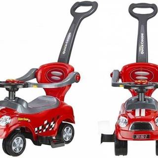 Lean-toys  Push Ride s vodiacim kupé Červená značky Lean-toys