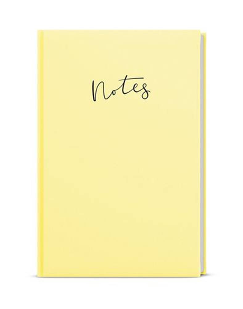  Linkovaný zápisník Pastelovo žltá